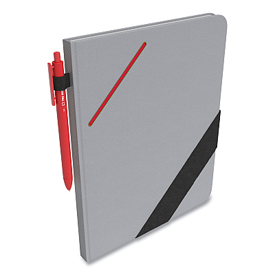 TRU RED Large Starter Journal, 1-Subject, Narrow Rule, Gray Cover, (192) 10 x 8 Sheets (TUD24421833)