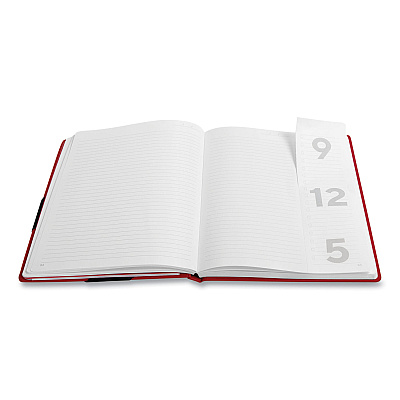 TRU RED Large Starter Journal, 1-Subject, Narrow Rule, Red Cover, (192) 10 x 8 Sheets (TUD24421834)