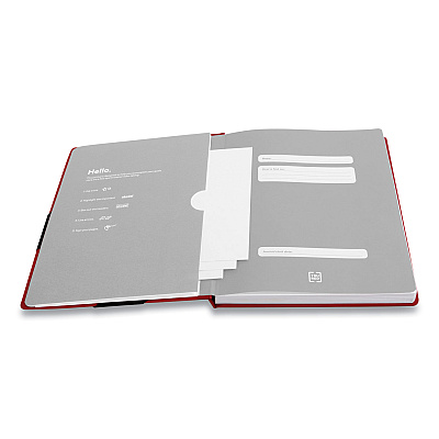 TRU RED Large Starter Journal, 1-Subject, Narrow Rule, Red Cover, (192) 10 x 8 Sheets (TUD24421834)