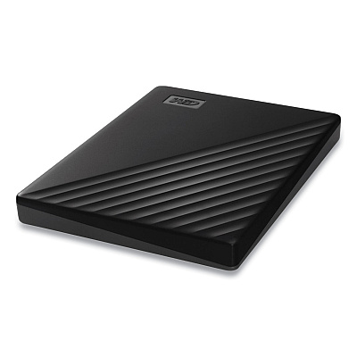 WD MY PASSPORT External Hard Drive, 2 TB, USB 3.2, Black (WDCBYVG0020BBK)