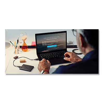 WD MY PASSPORT External Hard Drive, 5 TB, USB 3.2, Black (WDCBPKJ0050BBK)