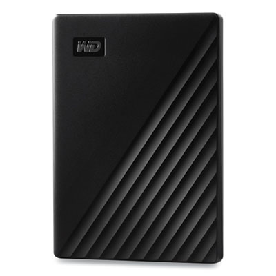 WD MY PASSPORT External Hard Drive, 1 TB, USB 3.2, Black (WDCBYVG0010BBK)
