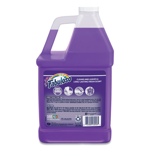 Fabuloso Multi-Use Cleaner, Lavender Scent, 1 Gal Bottle, 4/carton (53058CT)