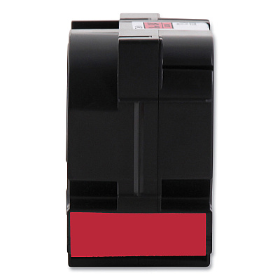 Brother TZe Standard Adhesive Laminated Labeling Tape, 1.4" x 26.2 ft, Black on Red (BRTTZE461CS)