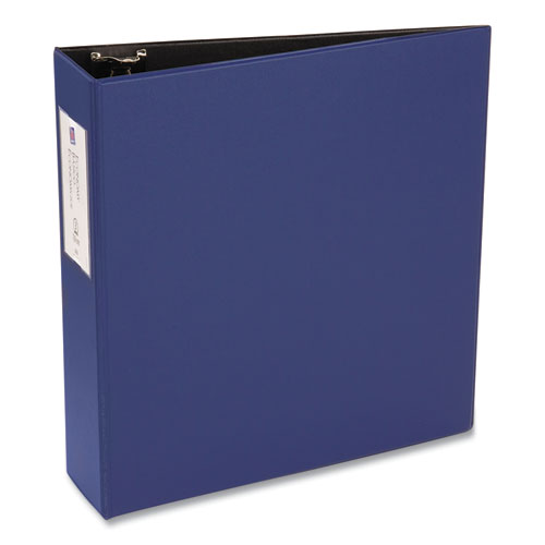 Avery Economy Non-View Binder with Round Rings, 3 Rings, 3" Capacity, 11 x 8.5, Blue, (4600) (04600)