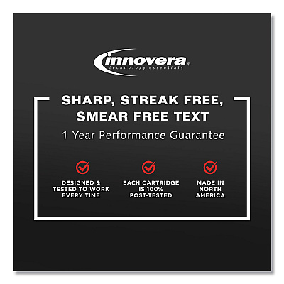 Innovera Remanufactured Red Postage Meter Ink, Replacement for ISINK34, 8,500 Page-Yield
