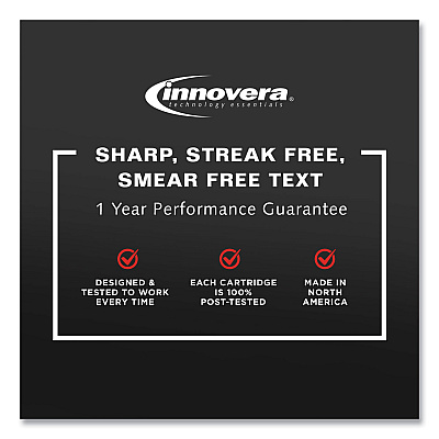 Innovera Remanufactured Black High-Yield Ink, Replacement for T200XL (IVRT200XL120), 500 Page-Yield
