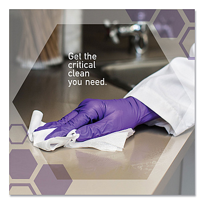 Kimtech WetTask System Prep Wipers for Bleach/Disinfectants/Sanitizers Hygienic Enclosed System Refills, w/Canister, 55/Rl,12 Roll/Ct (KCC7732005)