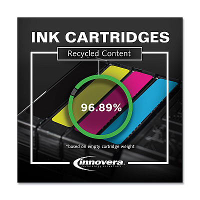 Innovera Remanufactured Black High-Yield Ink, Replacement for LC203BK, 550 Page-Yield