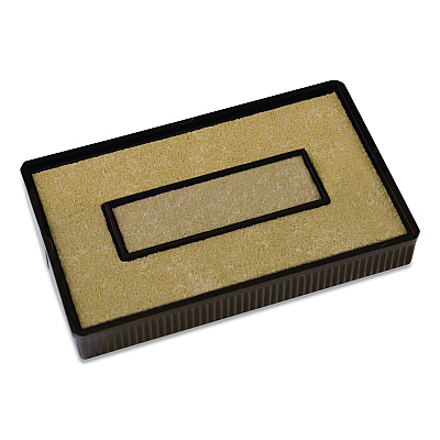 Offistamp Un-Inked Replacement Pad for Self-Inking Stamps, Two-Color, Compatible with All Ink Colors, 1.88" x 1.13", 3/Pack (MKG034515)