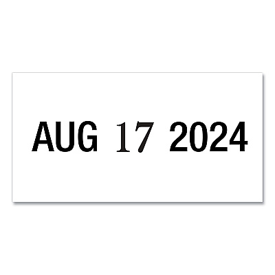 Offistamp Traditional Date Stamp, 5 Years, 1" x 0.12" (MKG034516)