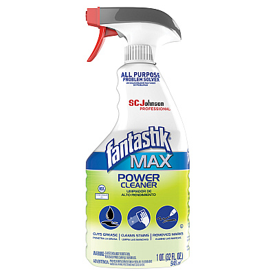 Fantastik Max Power Cleaner, Pleasant Scent, 32 oz Spray Bottle, 8/Carton (SJN323563)
