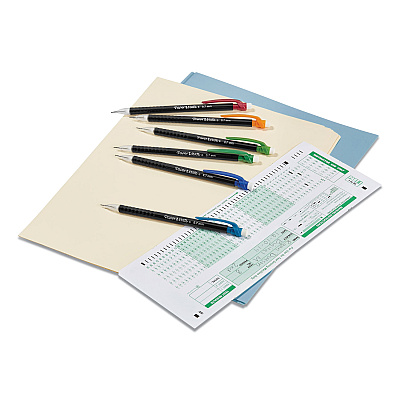 Paper Mate Write Bros Mechanical Pencil, 0.7 mm, HB (#2), Black Lead, Assorted Barrel Colors, 24/Pack (PAP2104212)