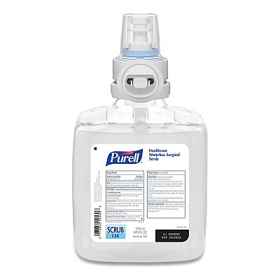 PURELL Waterless Surgical Scrub Gel Hand Sanitizer, 1,200 mL Refill Bottle, Fragrance-Free, For CS-8 Dispenser, 2/Carton (GOJ786902CT)