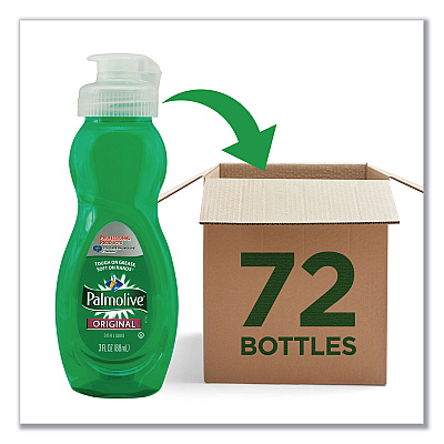 Palmolive Dishwashing Liquid, Original Scent, 3 oz Bottle, 72/Carton (CPC01417)