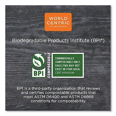 World Centric PLA Clear Cold Cup Lids, Flat Lid, Fits 9 oz to 24 oz Cups, 1,000/Carton (WORCPLCS12)