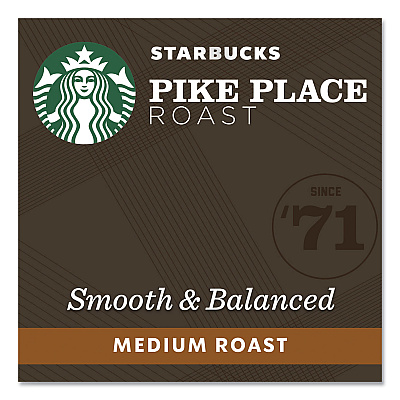 Starbucks By NESPRESSO Pods Variety Pack, Blonde Espresso/Colombia/Espresso/Pikes Place, 60 Pods/Pack (GRR22001153)