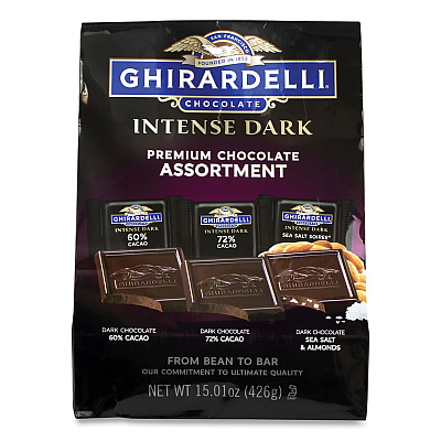 Ghirardelli Intense Dark Chocolate Premium Collection, 15.01 oz Bag (GRR22001102)
