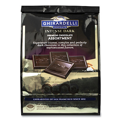 Ghirardelli Intense Dark Chocolate Premium Collection, 15.01 oz Bag (GRR22001102)