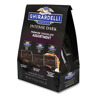 Ghirardelli Intense Dark Chocolate Premium Collection, 15.01 oz Bag (GRR22001102)
