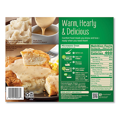 Marie Callender's Country Fried Chicken and Gravy, 13.1 oz Bowl, 5/Pack (GRR90300169)