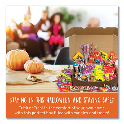Snack Box Pros No Tricks Just Treats Halloween Box, Assorted Varieties, 6 lb Box, Delivered in 1-4 Business Days (GRR70000084)