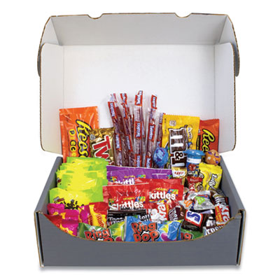 Snack Box Pros No Tricks Just Treats Halloween Box, Assorted Varieties, 6 lb Box, Delivered in 1-4 Business Days (GRR70000084)