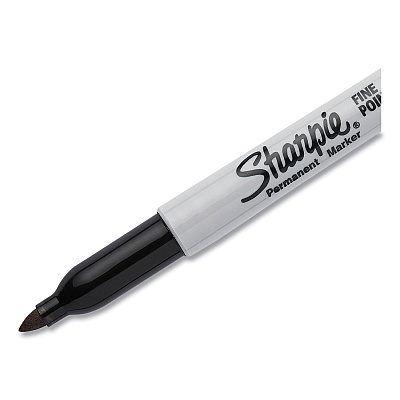 Sharpie Fine Tip Permanent Marker, Canister, Black, 36/Pack (SAN35010)