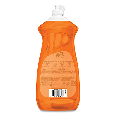 Ajax Dish Detergent, Liquid, Orange Scent, 28 oz Bottle, 9/Carton (CPC44678CT)