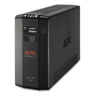 APC Essential SurgeArrest Surge Protector, 6 AC Outlets, 25 ft Cord, 1,080 J, Black (PE625)