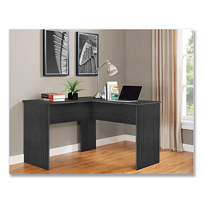 Easy 2 Go Corner Computer Desk, 47.83" x 47.83" x 30.39", Dark Gray (EYGWEOF0152G)