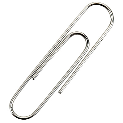 AbilityOne 7510014676738, SKILCRAFT Paper Clips, #1, Smooth, Silver, 100/Pack