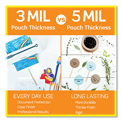 Scotch Laminating Pouches, 3 mil, 8.5" x 14", Gloss Clear, 20/Pack (MMMTP385520)