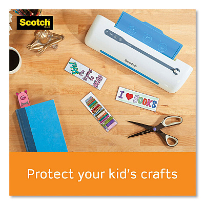 Scotch Laminating Pouches, 3 mil, 8.5" x 14", Gloss Clear, 20/Pack (MMMTP385520)