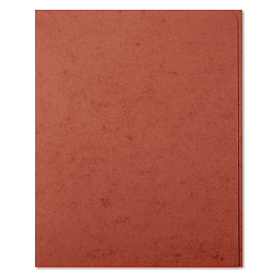 AbilityOne 7530014840001, SKILCRAFT Tri-Fold Classification Folder, 1 Fastener, Letter Size, Red Exterior, 10/Pack