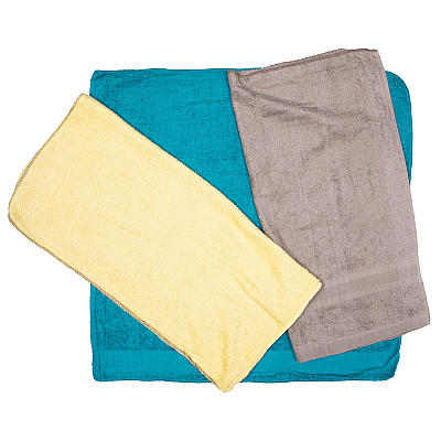 C60 Shop Towel Size Terry Wipers Colors 10lb Box (N-C60-10)
