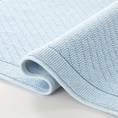 Cotton Bath Mat 20x60 Light Blue, Case Of 4 (HH-BM-2060-LB)