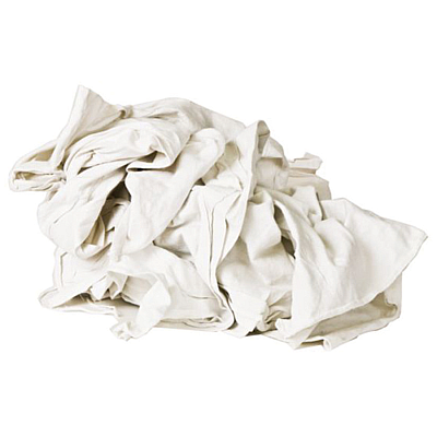 Wpk - Optimal White T-shirt Wipers - New - 5lb Box (N-WPK-5)