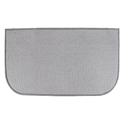 Sloppy Chef D-shape Accent Rug 18x30 Silver, 1 Each (P-JKT-DSHAPE-SL)