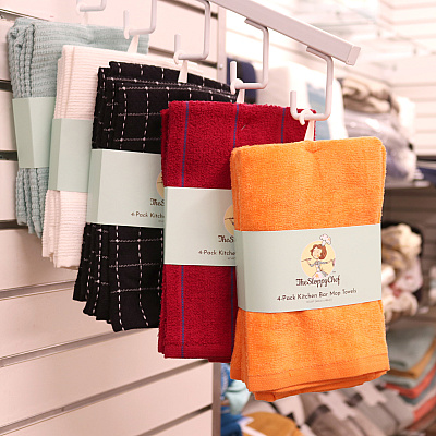 Sc Utility Kitchen Towel 4-pack Assortment 16x19, Case Of 192 (BARMOP-4PK-CS)