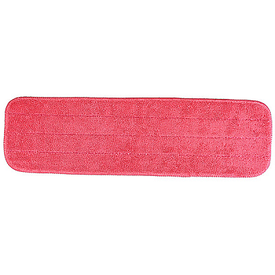 Microfiber Flat Wet Mop - 18", Red, Case Of 120 (M830018R-CS)