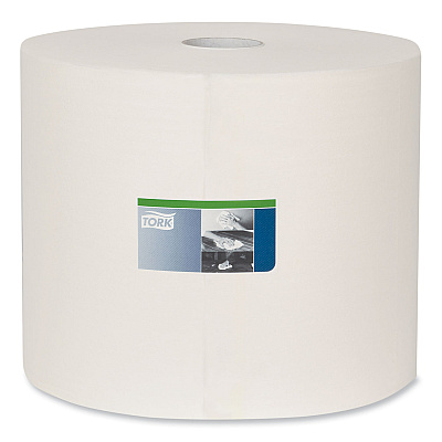 Tork Cleaning Cloth, 12.6 x 13.3, White, 1,100 Wipes/Roll (TRK510105)