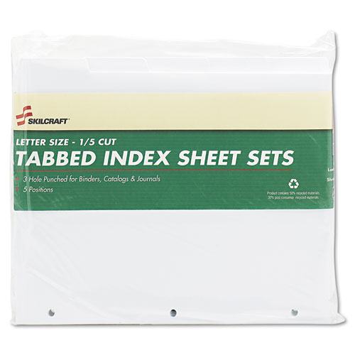 AbilityOne 7530015038441 SKILCRAFT CL-Free Copy Paper, 92 Bright, 20 lb Bond Weight, 8.5 x 11, White, 500 Sheets/Ream, 10 Reams/Carton