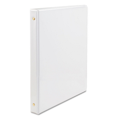 AbilityOne 7510015104859, SKILCRAFT Round Ring View Binder, 3 Rings, 0.5" Capacity, 11 x 8.5, White