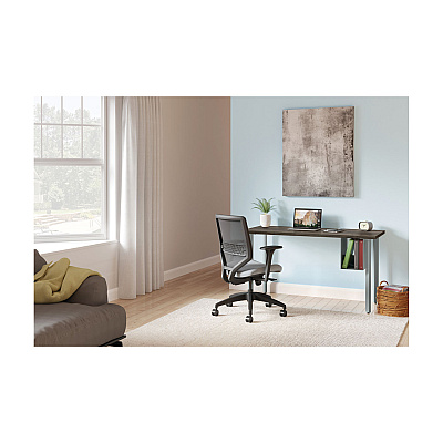 HON Coze Writing Desk Worksurface, Rectangular, 54" x 24", Florence Walnut (HONHLCR2454LF1)