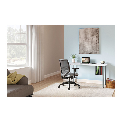 HON Coze Writing Desk Post Legs with U-Storage Compartment, 5.75" x 28", Black, 4 Legs/Set (HONHLCPL29USP71)