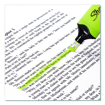 Sharpie Clearview Tank-Style Highlighter, Assorted Ink Colors, Chisel Tip, Assorted Barrel Colors, 3/Pack (SAN1912767)