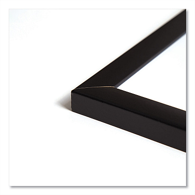 U Brands Magnetic Dry Erase Board with Wood Frame, 23 x 17, White Surface, Black Frame (UBR307U0001)
