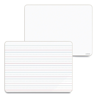 U Brands Double-Sided Dry Erase Lap Board, 12 x 9, White Surface, 10/Pack (UBR483U0001)