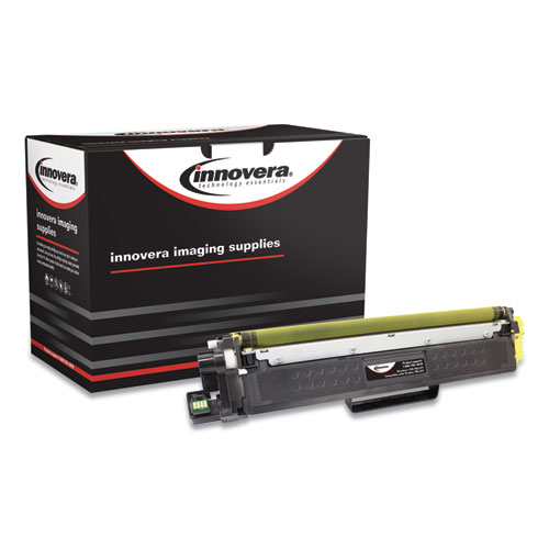Innovera Remanufactured Yellow Toner, Replacement for TN223Y, 1,300 Page-Yield